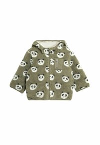 JoJo Maman Bébé PANDA BORG REGULAR FIT - Jakna iz flisa - stone panda