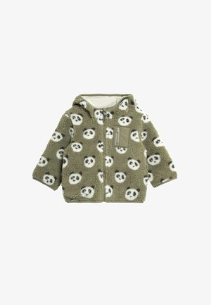JoJo Maman Bébé PANDA BORG REGULAR FIT - Jakna iz flisa - stone panda