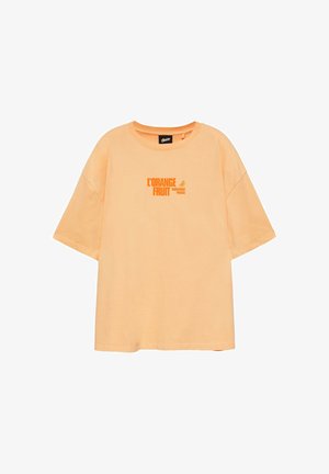 PULL&BEAR, STWD ORANGE GRAPHIC - T-SHIRT - T-shirt imprimé - orange
