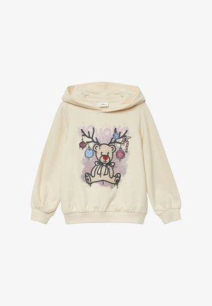 Pulover s kapuco - helles beige