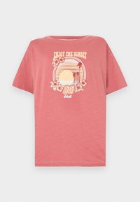 T-shirt med print - dusty pink
