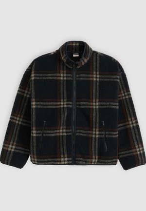 Levi's®, NOLAN SHERPA - Fleece jacket - vilja windowpane v2 fudge sherpa