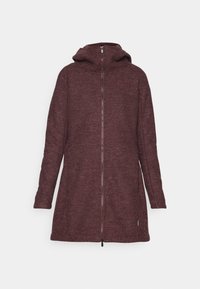 Vaude WOMEN'S TINSHAN COAT III Fleece jacket dark oak/dark