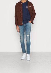 Nudie Jeans Mikina - dark blue