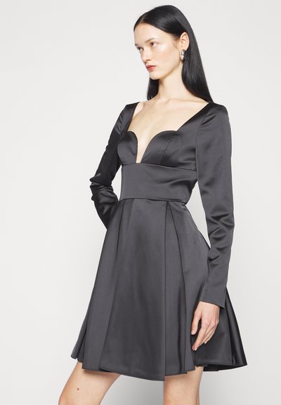 Sara Battaglia SWEETHEART NECK MINI DRESS - Cocktail φόρεμα / Φόρεμα για πάρτι - black