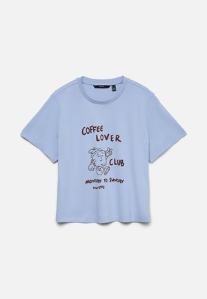 Vero Moda, VMMIRANDA - T-shirts print - brunnera blue