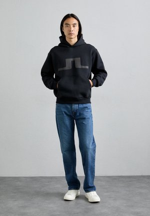 J.LINDEBERG KARSON GRAPHIC HOODIE - Kapuzenpullover - black
