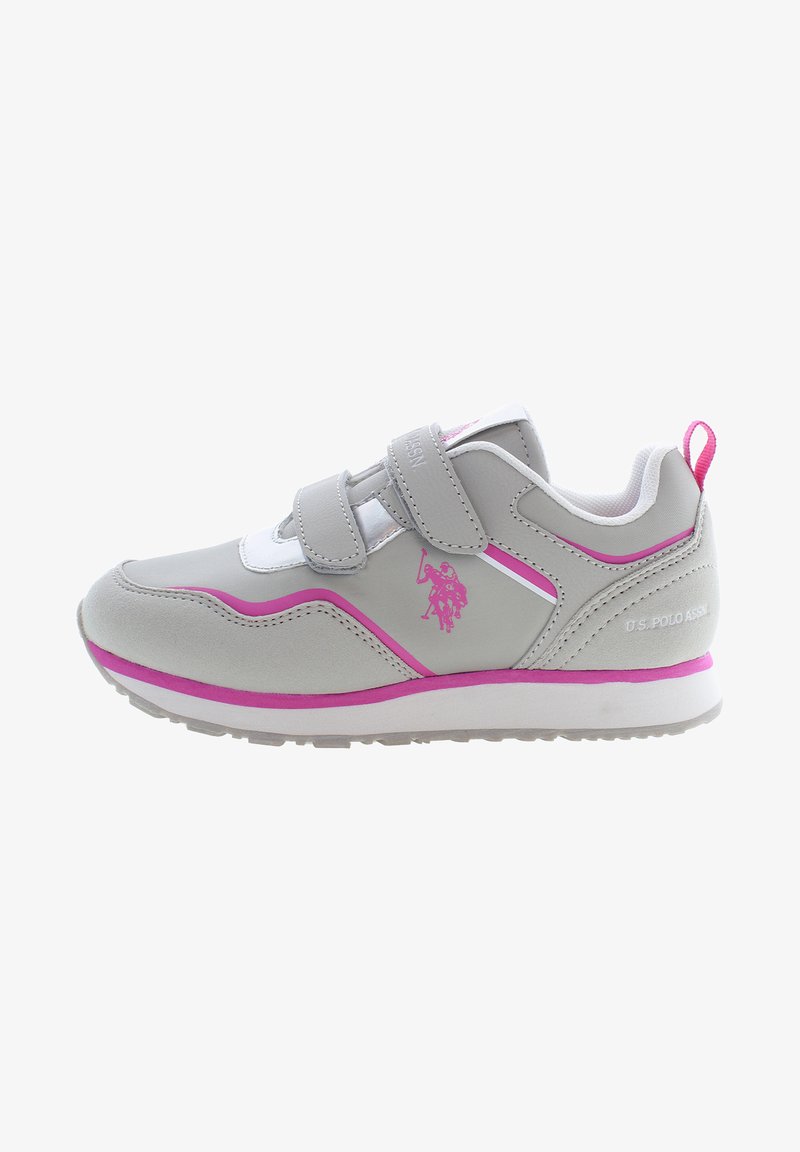 U.S. Polo Assn. NOBIK009 - Sneakers basse - light gray/fuxia