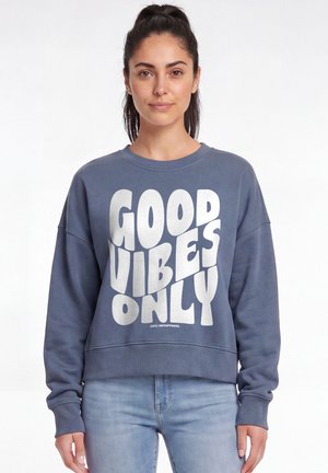 watapparel, Sweatshirt - blue grey