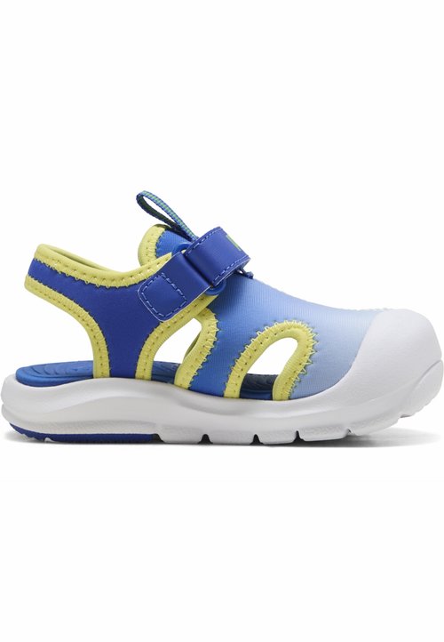 PUMA FUN RACER SANDAL COME ON SANDALEN UNISEX - Walking sandals - royal sapphire-green fruit-lemon meringue — foto 5