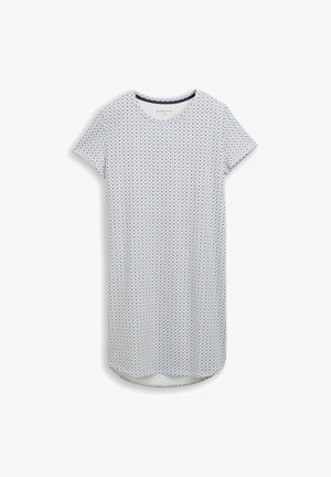 TOM TAILOR, TOM TAILOR BODYWEAR NACHTHEMD MIT MUSTER - Nachtjapon - white allover