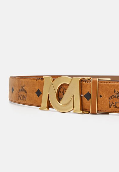 MCM BELT UNISEX - Belt - cognac