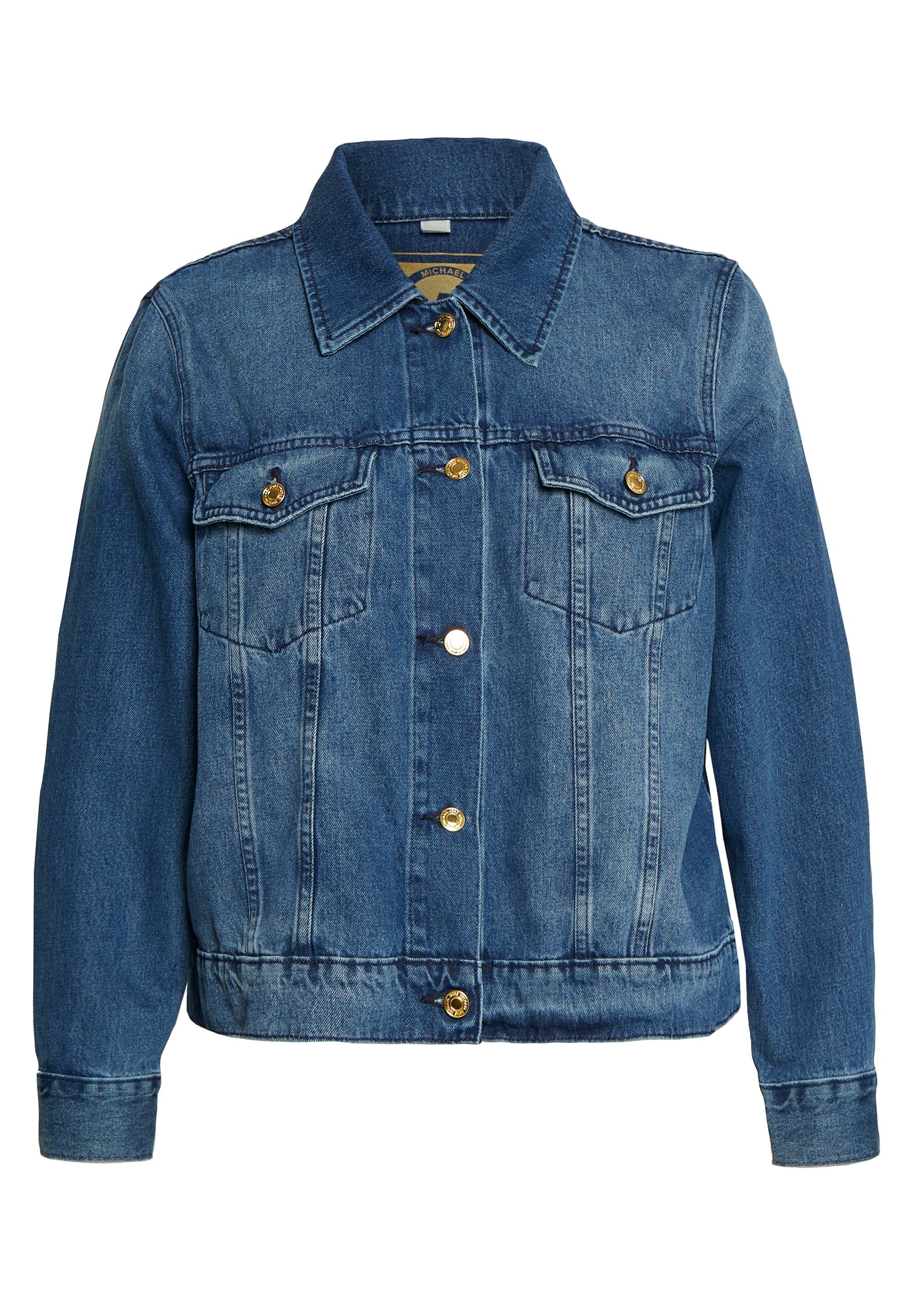 michael kors blue jean jacket
