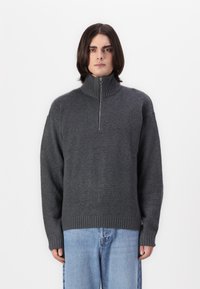 Jack & Jones JOROLLIE HALF ZIP - Pullover - iron gate