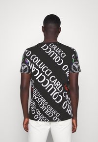 Carlo Colucci BIG LETTERS UNISEX - T-shirt estampada - black