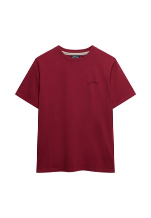 Superdry & Co, ESSENTIAL LOGO LOOSE  - T-shirts basic - bordeaux red