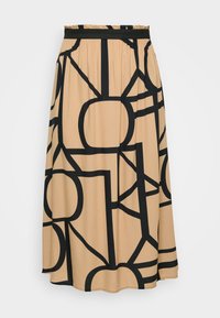CARVENEDIG LIFE LONG - Fustă maxi - light brown/black