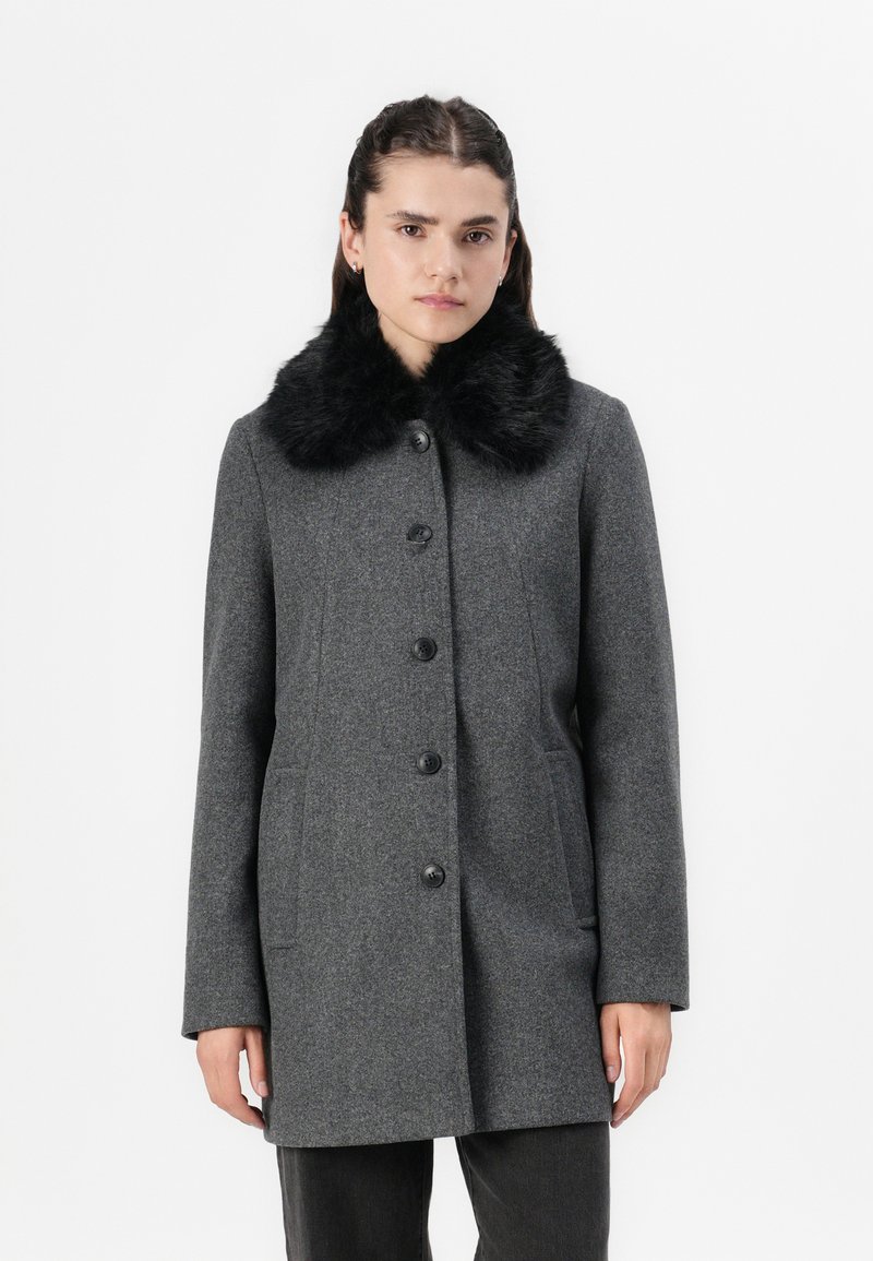 Vero Moda VMAUTUMN COZY JACKET - Klasičan kaput - dark grey