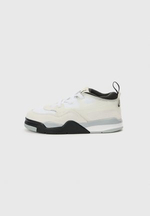 JORDAN 4 UNISEX - Sneaker low - white/black/light smoke grey