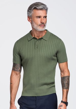 Ombre, POLO SHIRT OM-POSS-0180 - Polo - olive