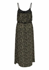 ONLY GEMUSTERTES TRÄGER - Maxi ruha - toasted coconut