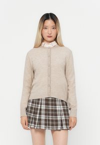 ONLY ONLCAMILLE BASIC CARDIGAN - Cardigan - pumice stone