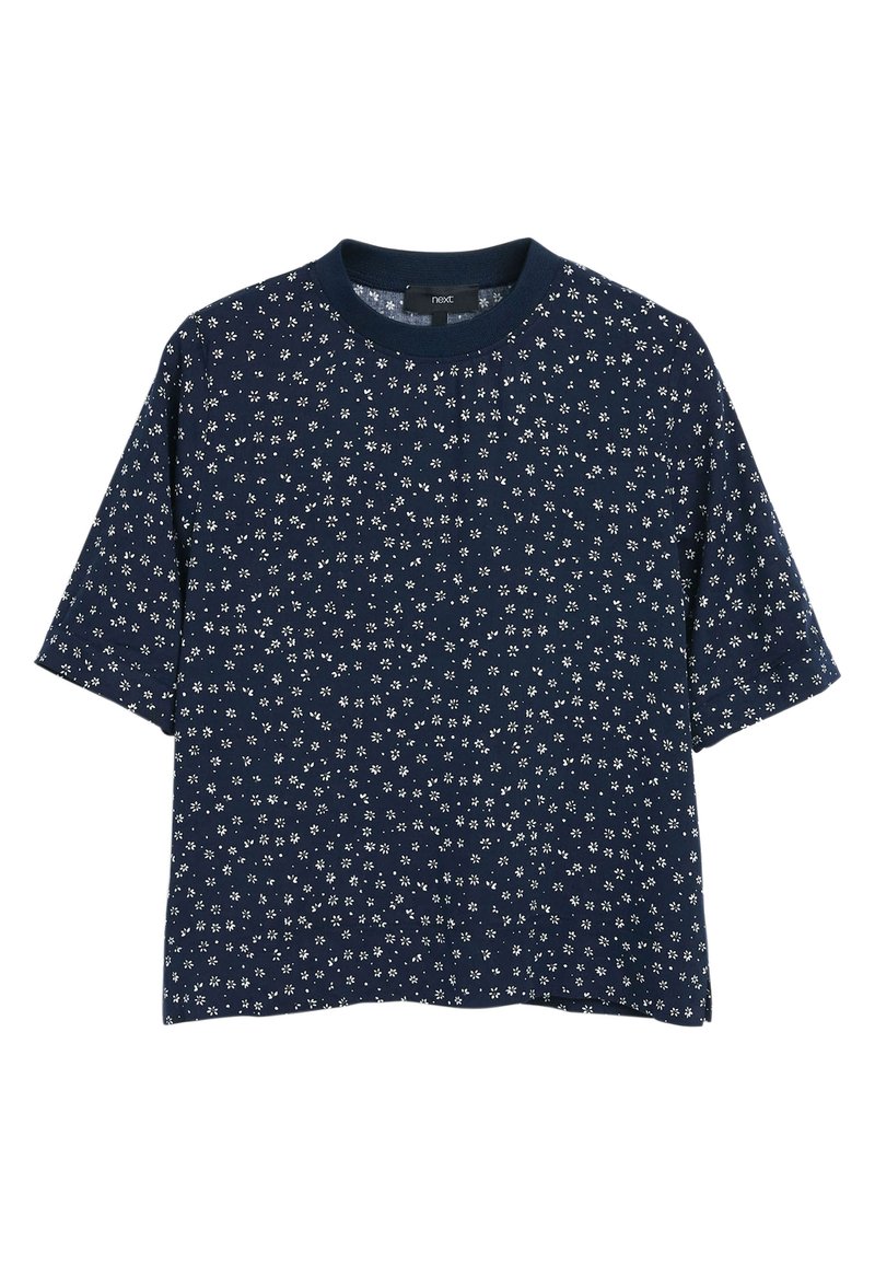 Next T-shirt print donkerblauw
