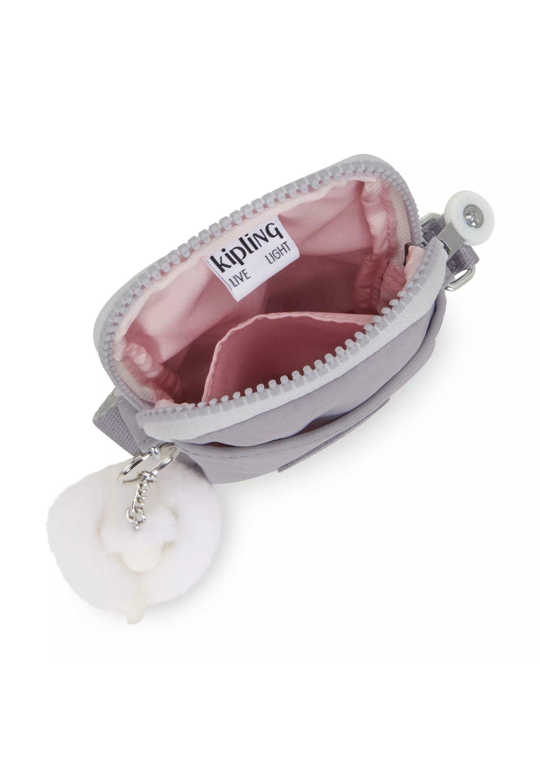 Sac De Téléphone Kipling Tally - Bandoulière Ajustable, Compartiment Zippé Hydrofuge - Gris Inviting - 10