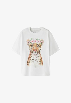 Name it, NAME IT T-SHIRT REGULAR FIT - Camiseta estampada - bright white
