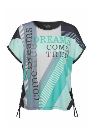 Via Appia Due MIT ÜBERSCHNITTENEN  - T-shirt print - mehrfarbig