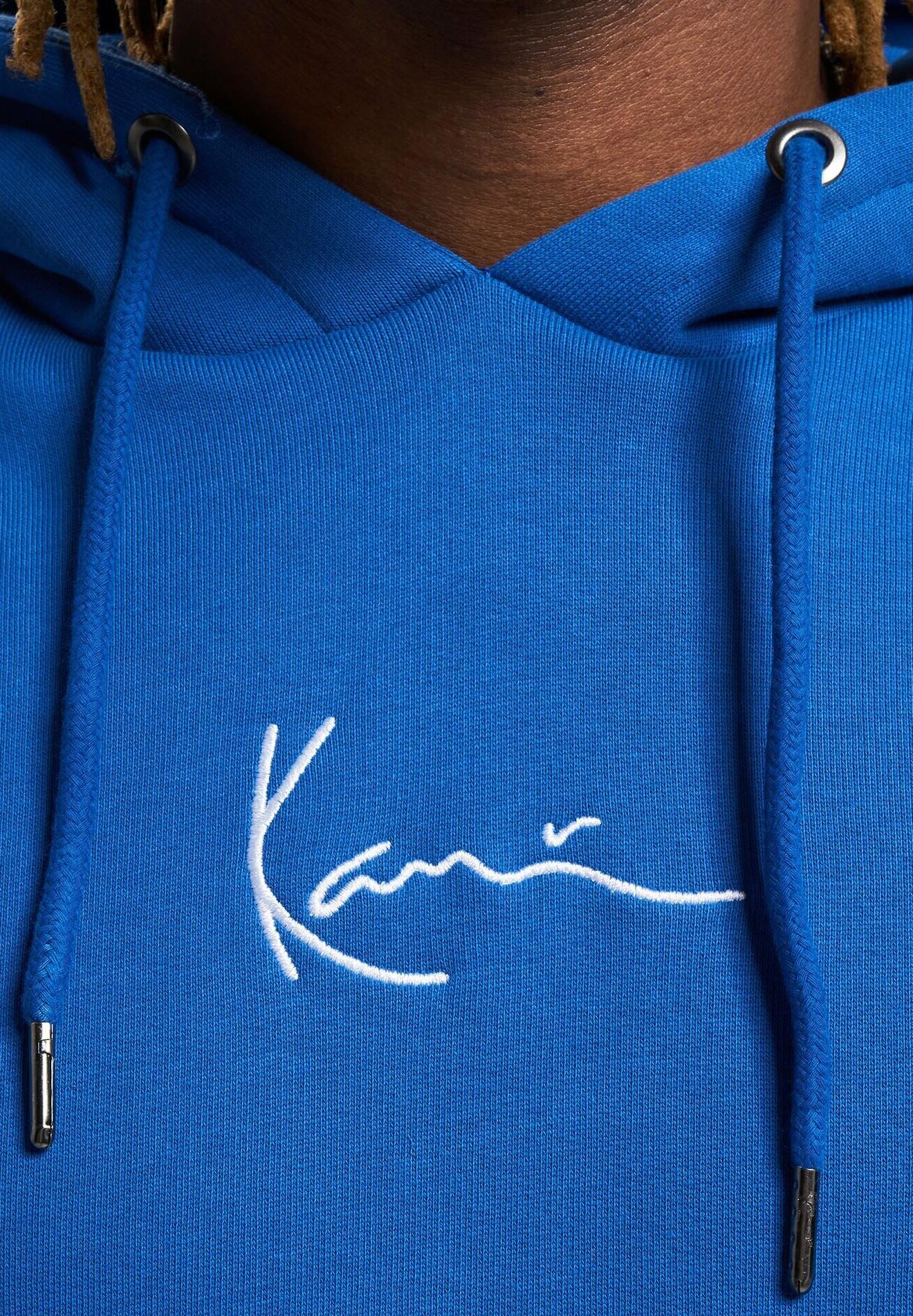 Karl Kani SMALL SIGNATURE PRINT - Hoodie - blue - Zalando