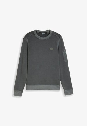 TOM TAILOR, MIT ÄRMELTASCHE - Sudadera - tarmac grey