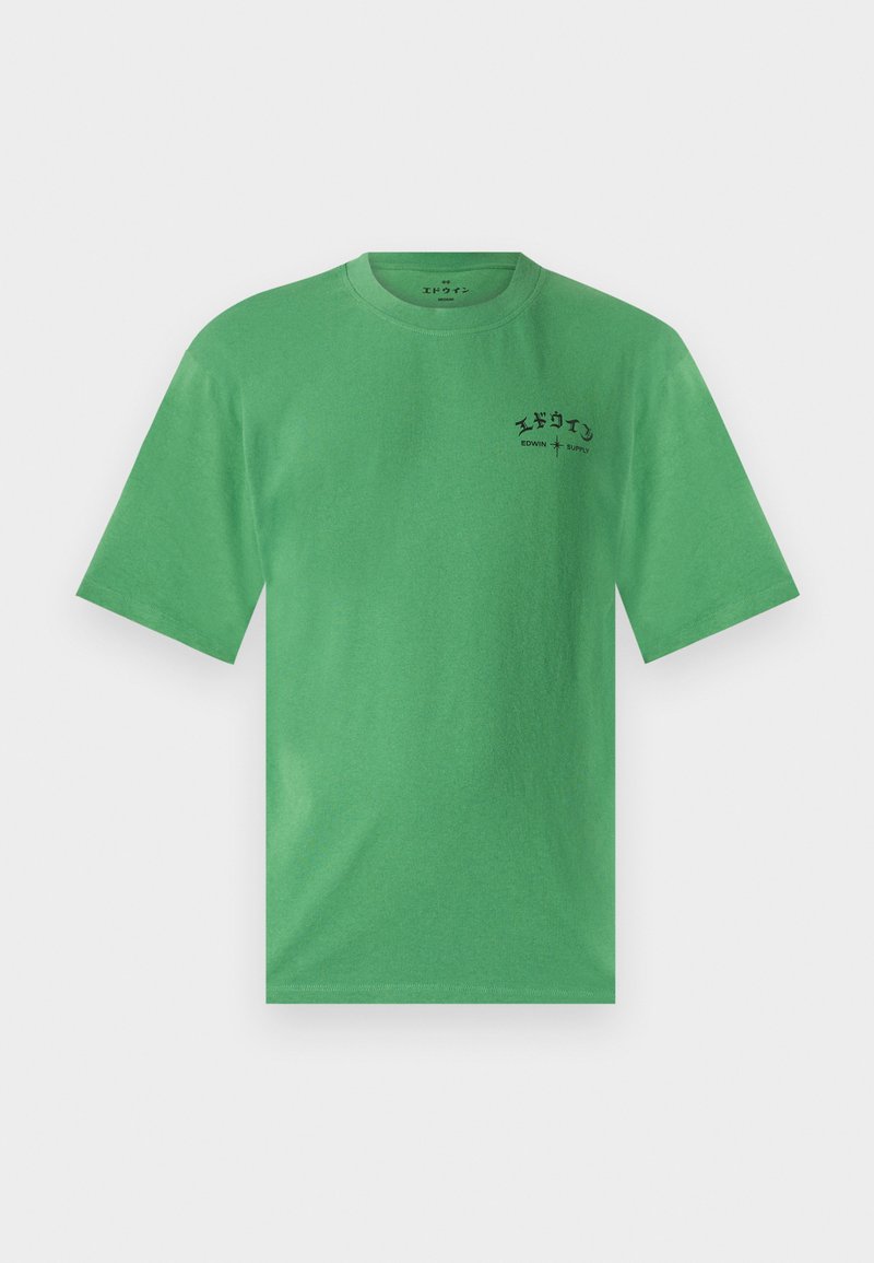 Edwin T-shirt basic groen Edwin T-shirt basic groen