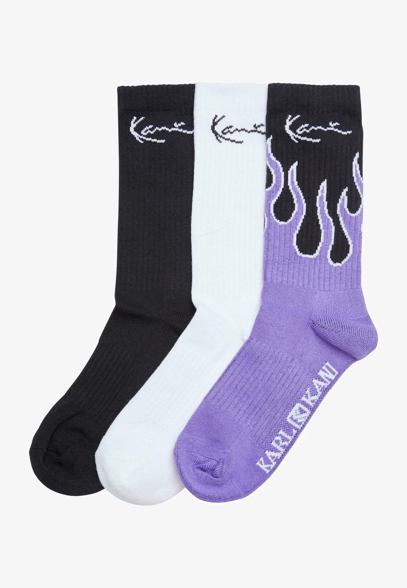 Karl Kani SIGNATURE PACK - Socken - black flames white