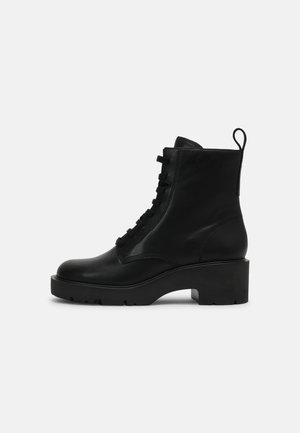 MILAH - Bottines à plateau - black