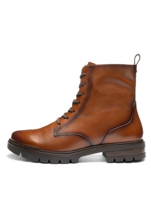 ara Enkellaarsjes met plateauzool - braun