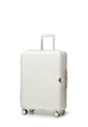 MEDIUM SUITCASE FROM POLYCARBONATE - Wheeled suitcase - white