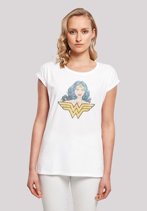 DC COMICS SUPERHELDEN WOMAN GAZE - Print T-shirt - white