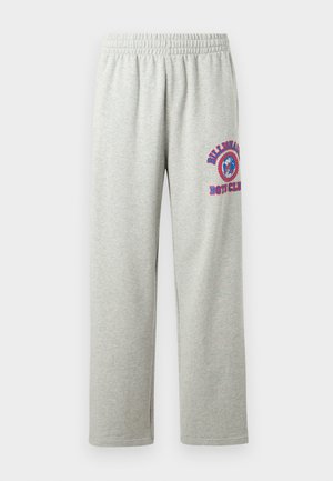 WORLD COLLEGE RHINESTONE WIDE LEG  - Tracksuit bottoms - grey