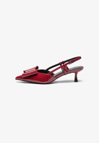 LEATHER - Classic heels - dark red