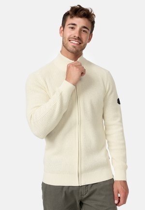 INDICODE JEANS, INLAYTON - Cardigan - white asparagus