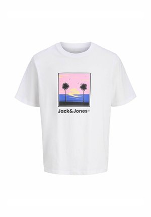 Jack & Jones, T- - T-Shirt print - bright white
