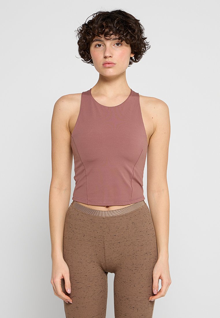 Stronger Sport T-shirt donkerroze