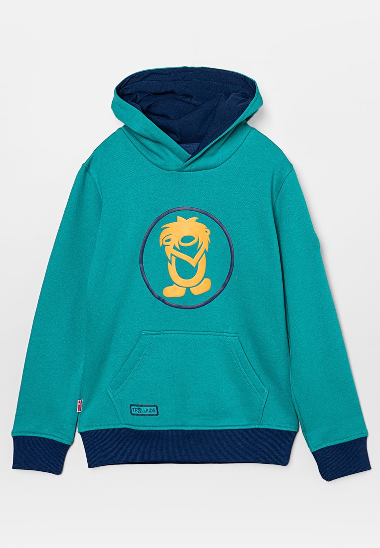 Trollkids Hoodie turquoise