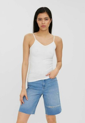 Vero Moda NAHTLOSES - Top - snow white