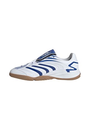 PREDATOR SALA - Indoor football boots - cloud white/royal blue/gum