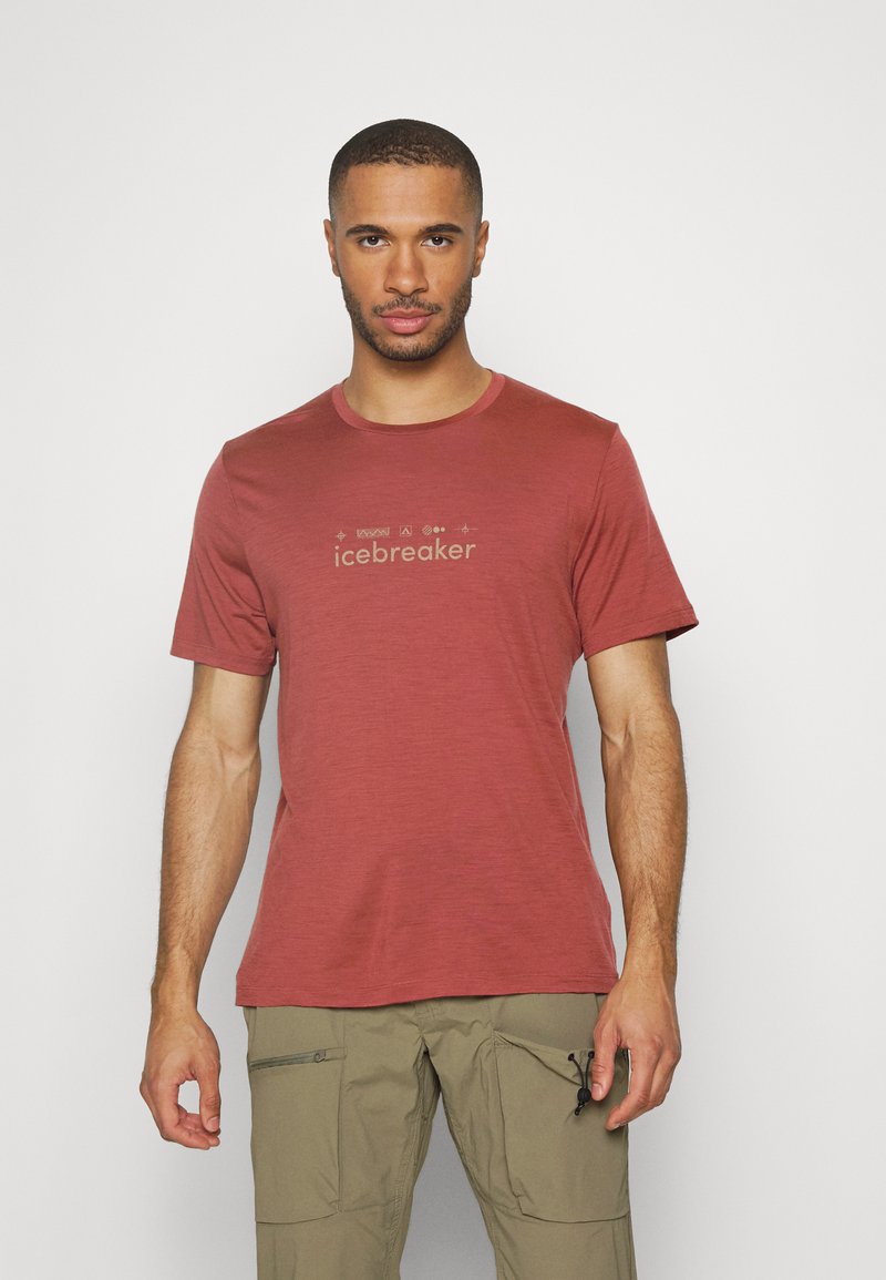 Herren Shirts | Icebreaker TECH LITE II TEE NATURE TOURING CLU T-Shirt print grape/lila - DX90743 Herren Shirts | Icebreaker TECH LITE II TEE NATURE TOURING CLU T-Shirt print grape/lila - DX90743
