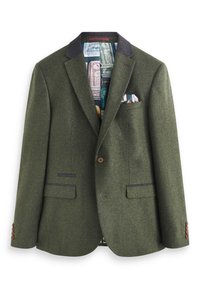 SLIM FIT TRIMMED DONEGAL - Veste de costume - green
