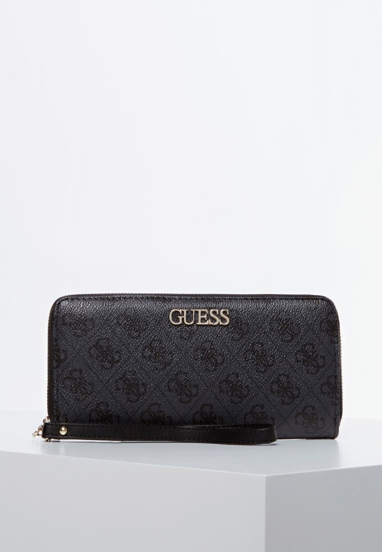 Guess GUESS GROSSES PORTEMONNAIE ALBY Geldbörse schwarz Zalando