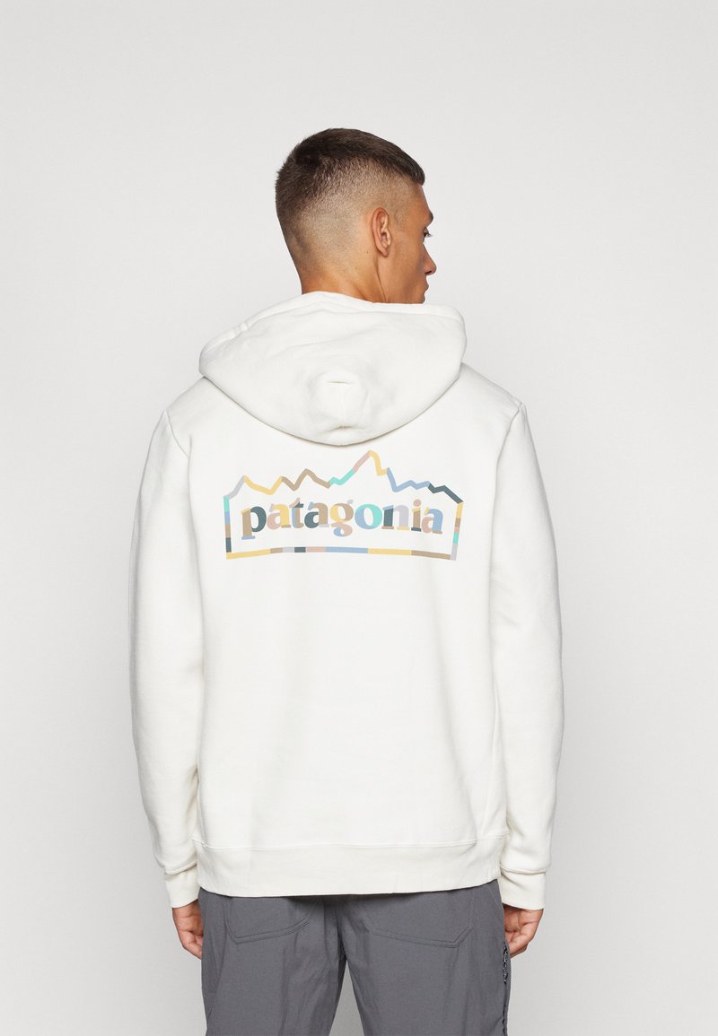 Patagonia UNITY FITZ UPRISAL HOODY UNISEX - Majica s kapuljačom - birch white